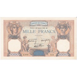 FRANCIA 1000 FRANCS 26 GENNAIO 1939 qFDS 4 FORELLINI DA SPILLO